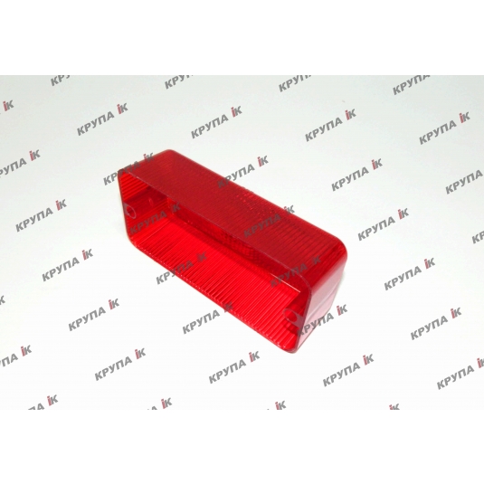 Стекло фонаря красное