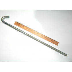 Шпилька натяжна ременя похилої камери нижня 1/2"-13x17-1/2"