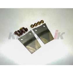 Ніж подрібнювача ( к/т 87280494 -2 ніж, 7 гайки, 4 болта) AFX8010