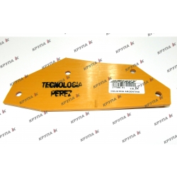 Башмак крайній лівий під трубу  рамки  МКШ пластмасовый жниварки Flex 1020,3020  377586A1 волнистый ASN JJCO322584 