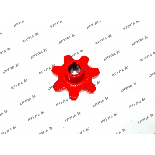 Звездочка 7Т, dотв.=25,4мм верхняя 87691619 колосового элеватора 5130, 7088